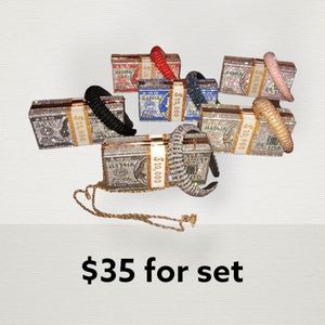 MAKE ME AN OFFER!! Diamond Bling Purse/Clutch w Headband